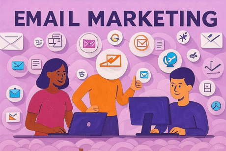 خدمات ایمیل مارکتینگ توسط وبفای