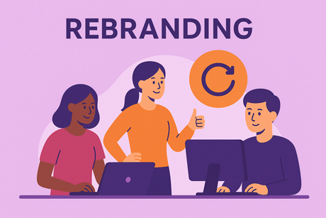 ریبرندینگ یعنی طراحی دوباره برند  به منظور مدرن سازی یا بازسازی آن برای بهتر دیده شدن