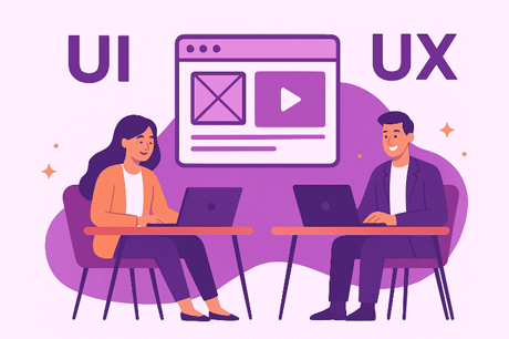 طراحی و اجرای user interfaces و بهینه سازی آن برای UX کاربران